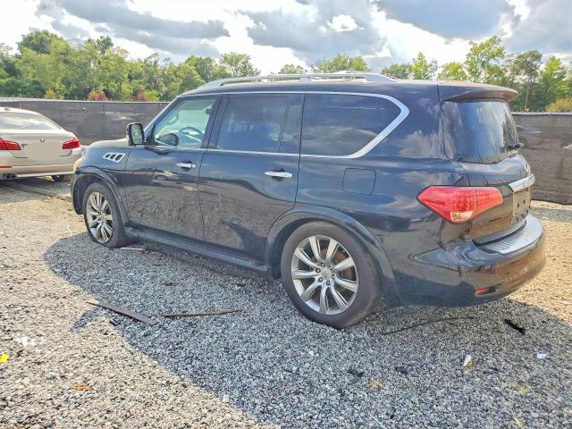 2012 Infiniti Qx56 VIN JN8AZ2ND5C9715328 COPART salvage auction — SIDE, Oh - Certificate Of Title, sold $1,350 on 2026-09-14 (photo 2)