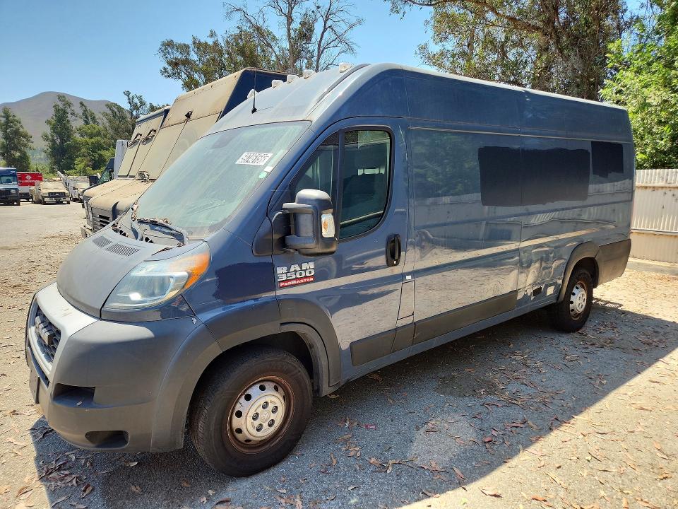 2021 Ram Promaster 3500 VIN 3C6MRVJG4ME536633 COPART salvage auction — SIDE, Ca - Dis/Dlr/Exp Only Clean Title, sold $8,500 on 2026-08-25 (photo 1)