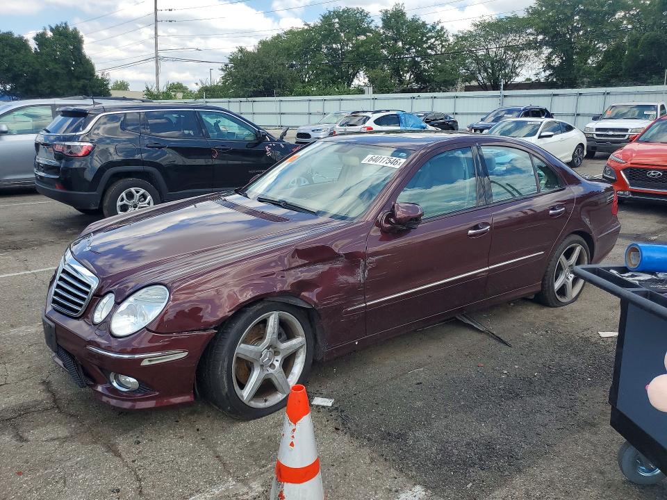 2009 Mercedes-benz E-class VIN WDBUF87XX9B415036 COPART salvage auction — FRONT END, Oh - Cert Of Title-Salvage, sold $1,700 on 2026-08-14 (photo 1)