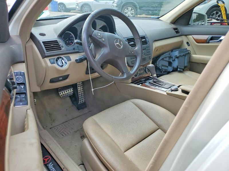 2011 Mercedes-benz C class VIN WDDGF8BB7BR183105 COPART salvage auction — FRONT END, PA - CERTIFICATE OF SALVAGE, sold $650 on 2026-09-07 (photo 8)