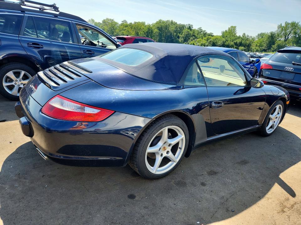 2008 Porsche 911 VIN WP0CA29968S765382 COPART salvage auction — FRONT END, CT - CERTIFICATE OF TITLE, sold $15,100 on 2026-08-07 (photo 3)