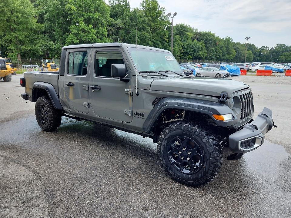 2023 Jeep Gladiator VIN 1C6HJTAG3PL549592 COPART salvage auction — FRONT END, Pa - Certificate Of Salvage, sold $14,500 on 2026-08-31 (photo 4)