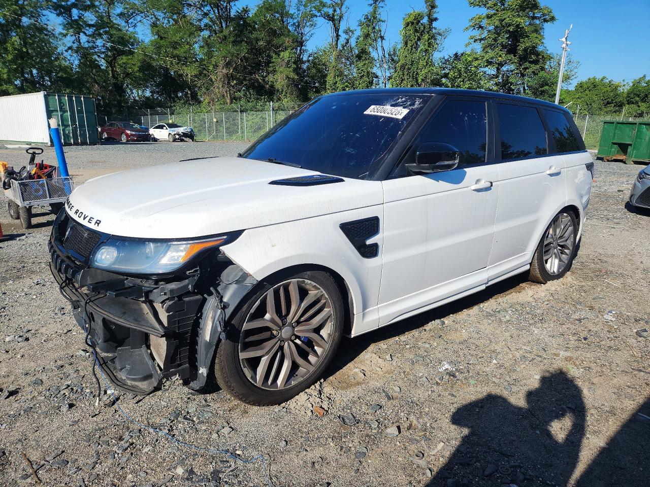 2017 Land Rover Range Rover Sport VIN SALWZ2FE9HA129352 — COPART salvage auction photo