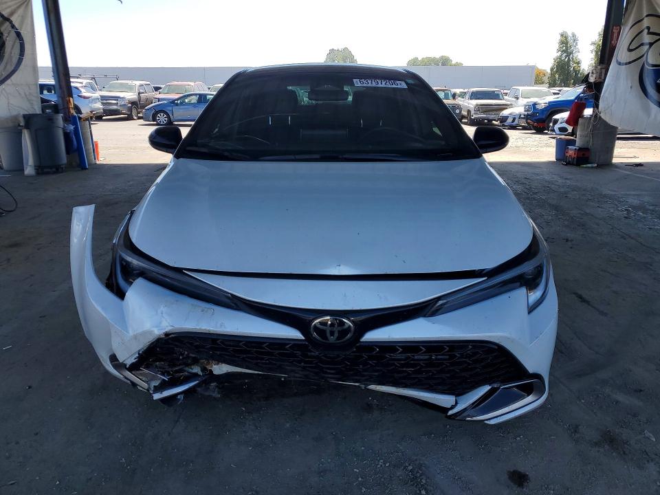 2025 Toyota Corolla VIN JTNC4MBE4S3251750 COPART salvage auction — FRONT END, Ca - Salvage Certificate, sold $8,100 on 2026-08-25 (photo 5)