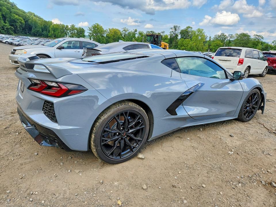 2024 Chevrolet Corvette VIN 1G1YB2D41R5111459 COPART salvage auction — FRONT END, NY - MV-907A SALVAGE CERTIFICATE, sold $32,500 on 2026-09-08 (photo 3)