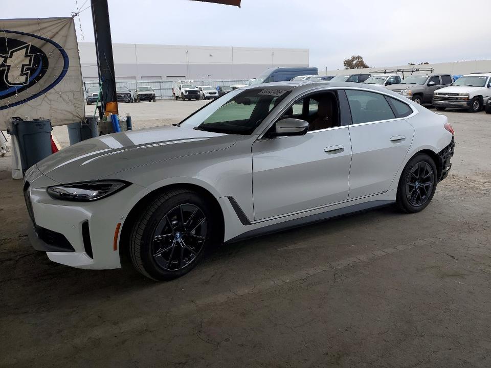 2022 BMW I4 VIN WBY73AW09NFM79881 — COPART salvage auction photo