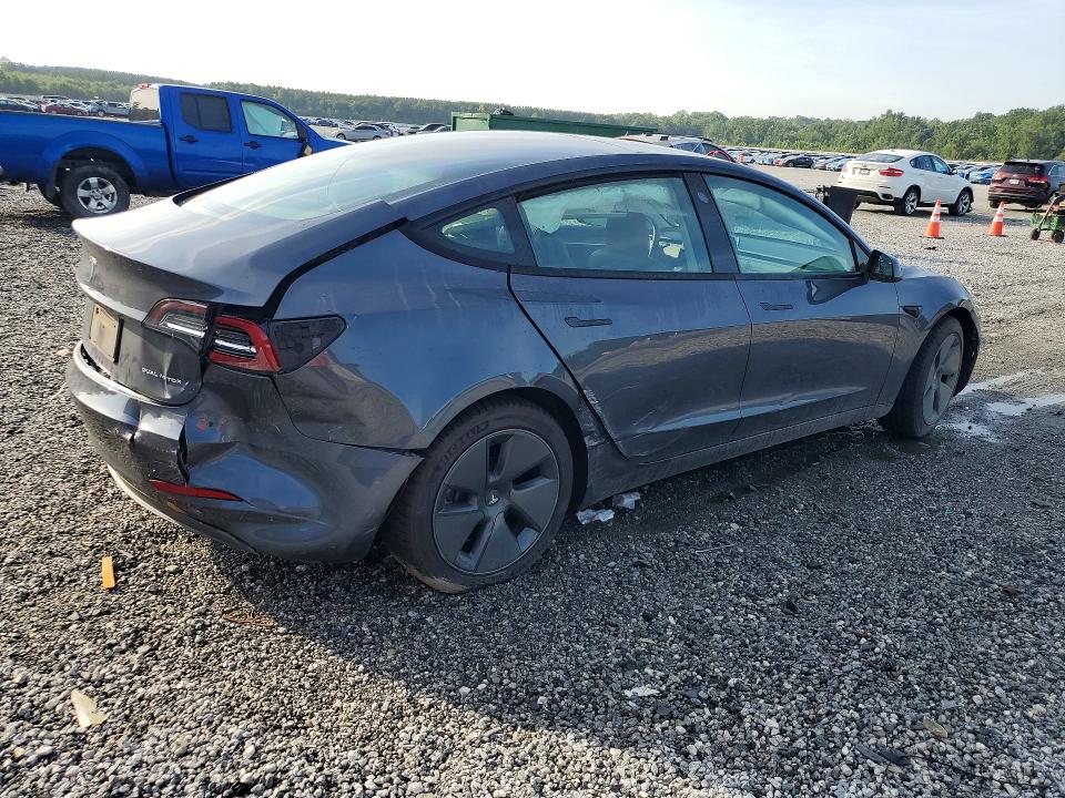 2023 Tesla Model 3 VIN 5YJ3E1EB0PF416690 COPART salvage auction — REAR END, Sc - Cert Of Title-Salvage, sold $10,100 on 2026-09-09 (photo 3)