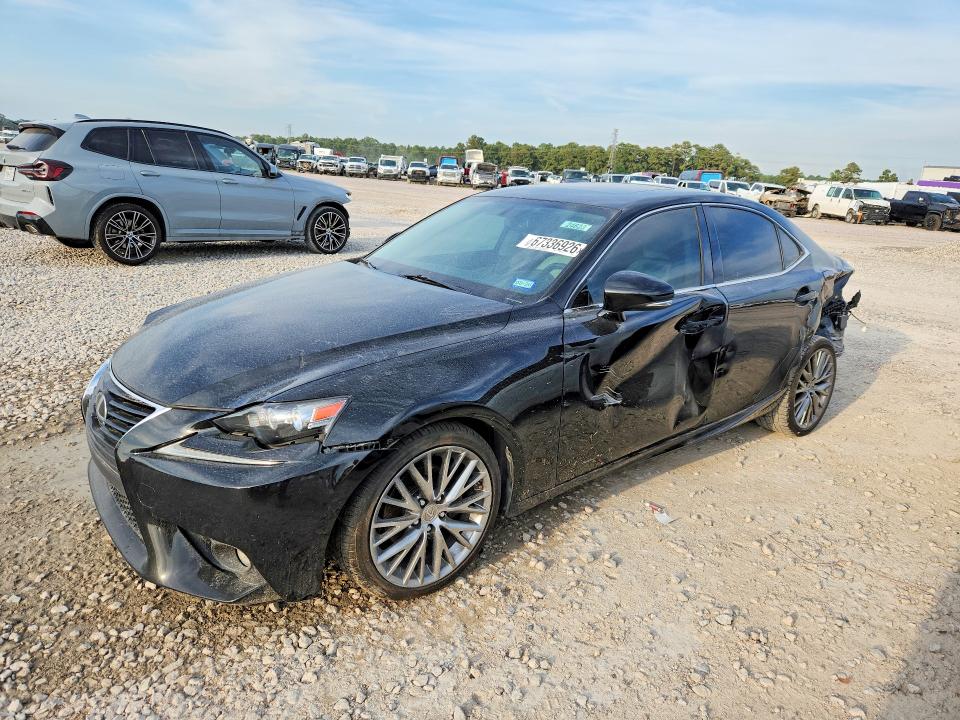 2015 Lexus Is 250 VIN JTHBF1D29F5079025 COPART salvage auction — REAR END, TX - SALVAGE VEHICLE TITLE, sold $850 on 2026-09-28 (photo 1)