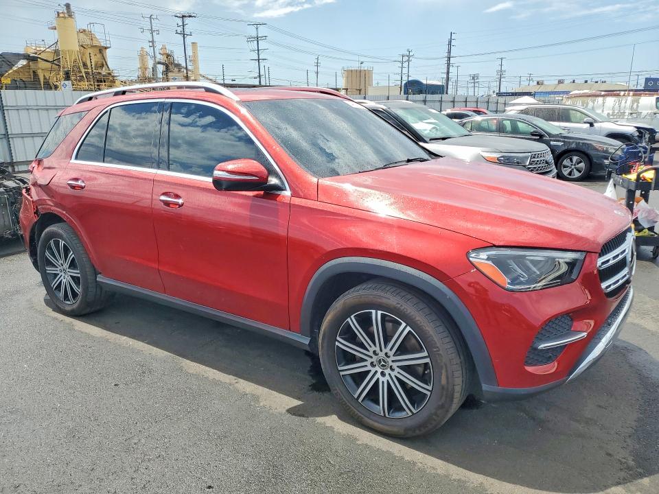 2025 Mercedes-benz Gle VIN 4JGFB4FEXSB324526 COPART salvage auction — REAR END, Ca - Salvage Certificate (P), sold $29,250 on 2026-08-19 (photo 4)