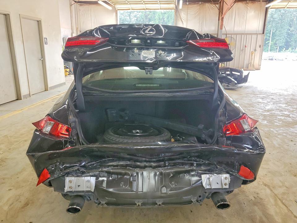 2015 Lexus Is VIN JTHBF1D25F5054946 COPART salvage auction — REAR END, Nc - Salvage Certificate Of Title, sold $3,150 on 2026-09-09 (photo 6)