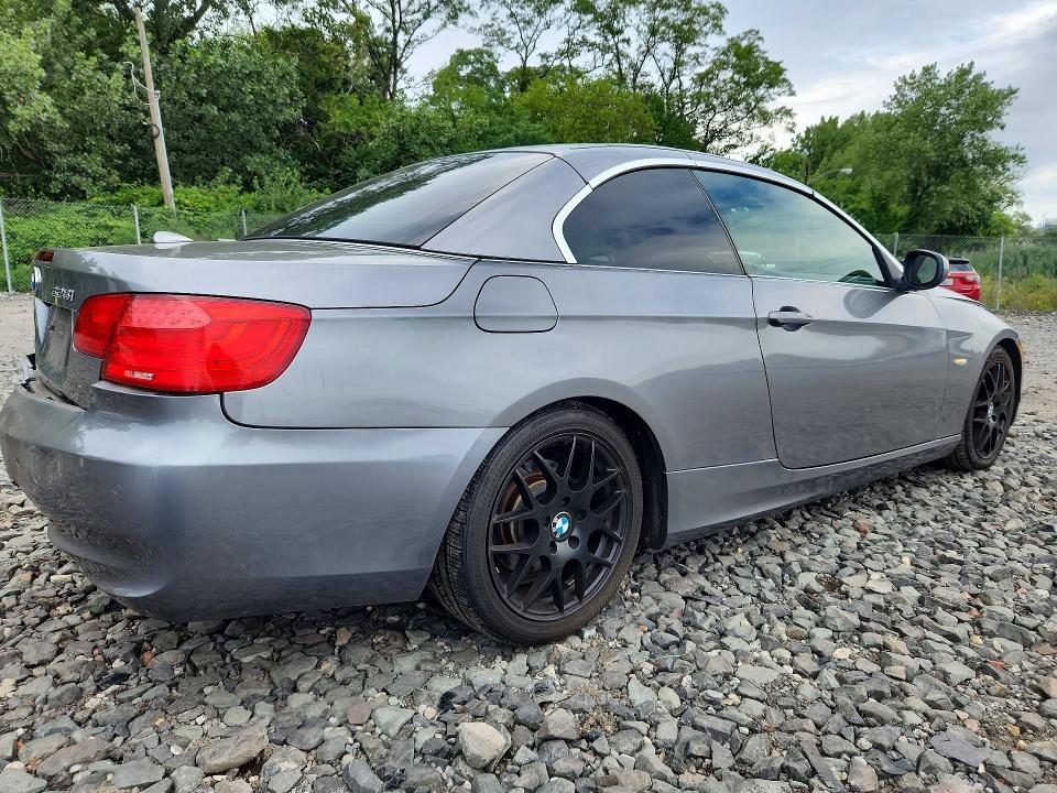 2013 BMW 3er VIN WBADW7C52DE731552 COPART salvage auction — FRONT END, Ny - Mv-907A Salvage Certificate, sold $475 on 2026-08-13 (photo 3)