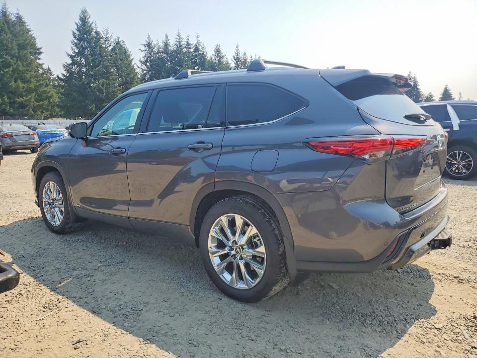 2023 Toyota Highlander VIN 5TDXBRCH7PS579090 COPART salvage auction — FRONT END, Wa - Vehicle Cert Of Ownership-Titl (P), sold $13,300 on 2026-09-01 (photo 2)