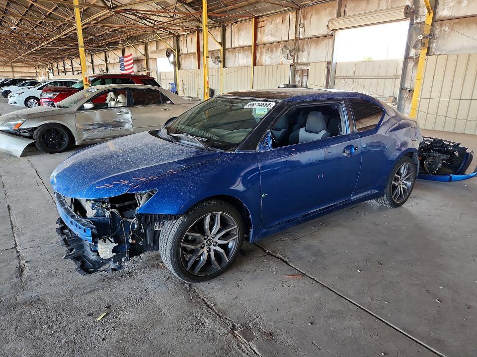 2016 Scion Tc VIN JTKJF5C74GJ024789 COPART salvage auction — FRONT END, Az - Cert Of Title - Salvage, sold $2,150 on 2026-08-31 (photo 1)