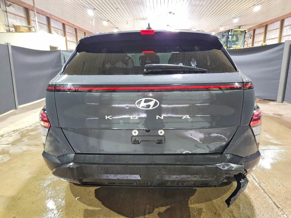 2024 Hyundai Kona VIN KM8HB3AB6RU146127 COPART salvage auction — REAR END, Oh - Certificate Of Title (P), sold $10,600 on 2026-08-17 (photo 6)