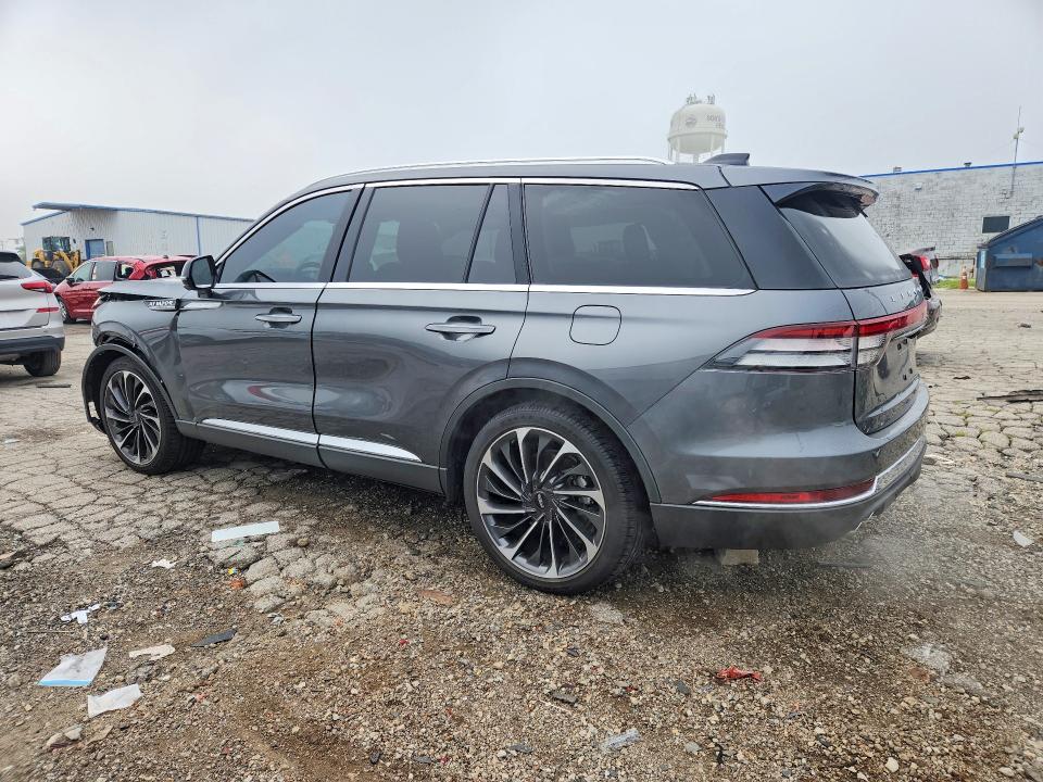 2025 Lincoln Aviator VIN 5LM5J7XC0SGL09000 COPART salvage auction — FRONT END, Salvage Title, sold $23,500 on 2026-09-16 (photo 2)