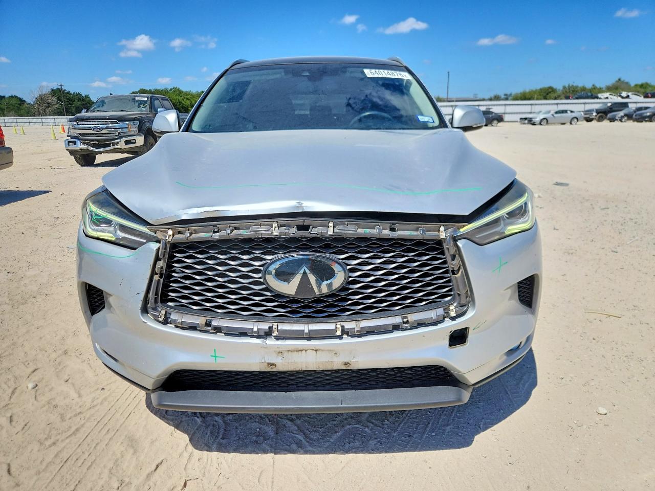 2019 Infiniti Qx50 VIN 3PCAJ5M16KF137675 COPART salvage auction — Front End, TX - SALVAGE VEHICLE TITLE, sold $5,499 on 2026-10-02 (photo 5)
