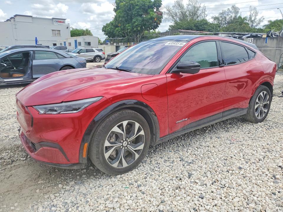 2022 Ford Mustang mach-e VIN 3FMTK3R78NMA39945 COPART salvage auction — REAR END, Fl - Certificate Of Destruction, sold $9,900 on 2026-08-18 (photo 1)