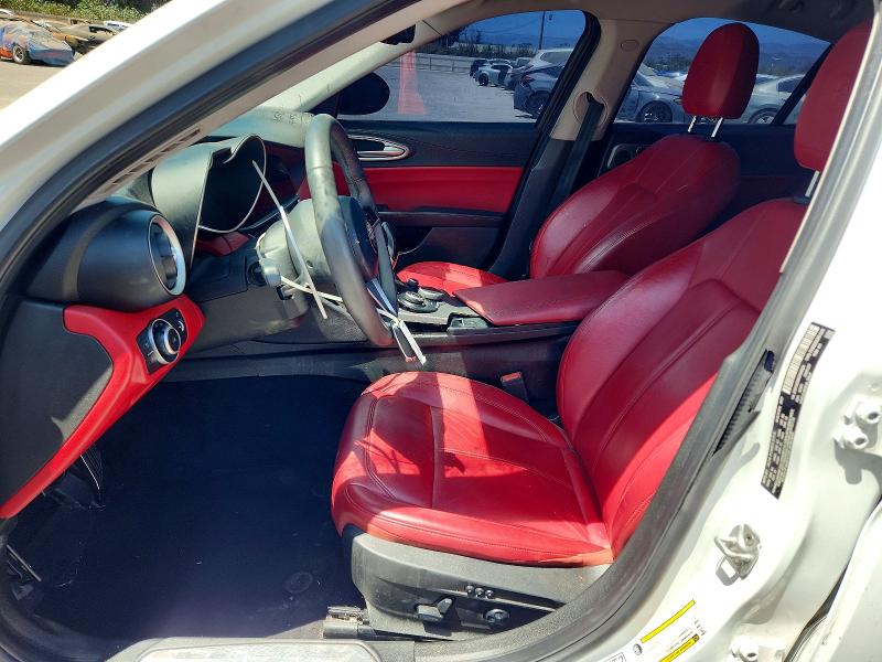 2017 Alfa romeo Giulia VIN ZARFAEBN6H7549224 COPART salvage auction — FRONT END, Ca - Salvage Certificate, sold $1,450 on 2026-09-25 (photo 7)