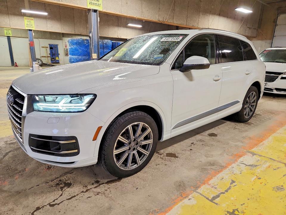2018 Audi Q7 VIN WA1VAAF75JD022223 — COPART salvage auction photo