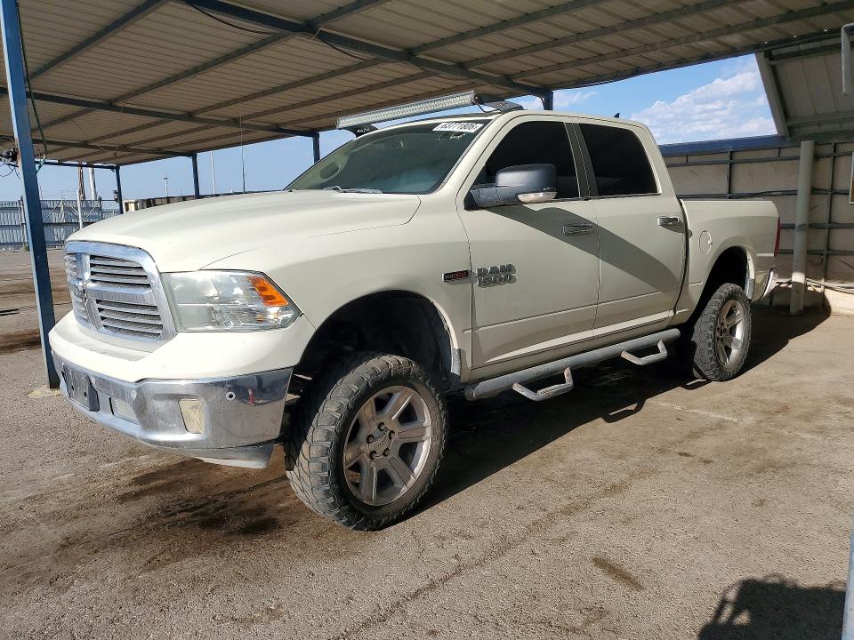 2016 Ram 1500 VIN 1C6RR6LM0GS214426 COPART salvage auction — HAIL, Tx - Certificate Of Title (P), sold $2,800 on 2026-08-14 (photo 1)