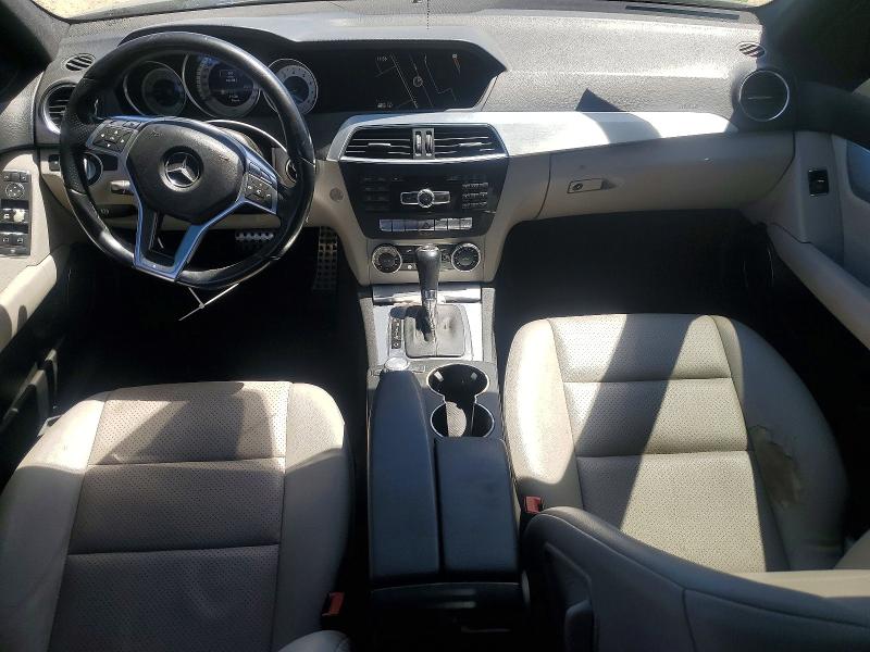2013 Mercedes-benz C-klasse VIN WDDGF4HB6DA773149 COPART salvage auction — SIDE, CA - SALVAGE CERTIFICATE, sold $1,300 on 2026-08-11 (photo 8)