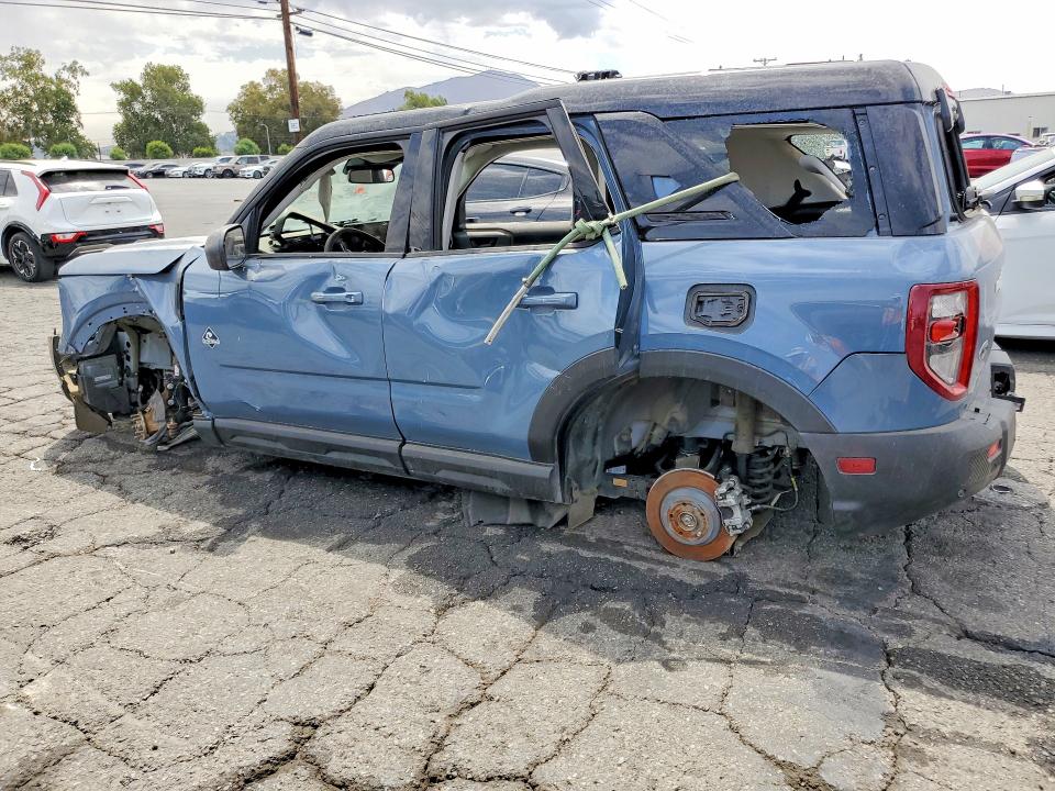2025 Ford Bronco sport VIN 3FMCR9CN3SRE65711 COPART salvage auction — STRIPPED, Ca - Salvage Certificate, sold $1,000 on 2026-08-20 (photo 2)