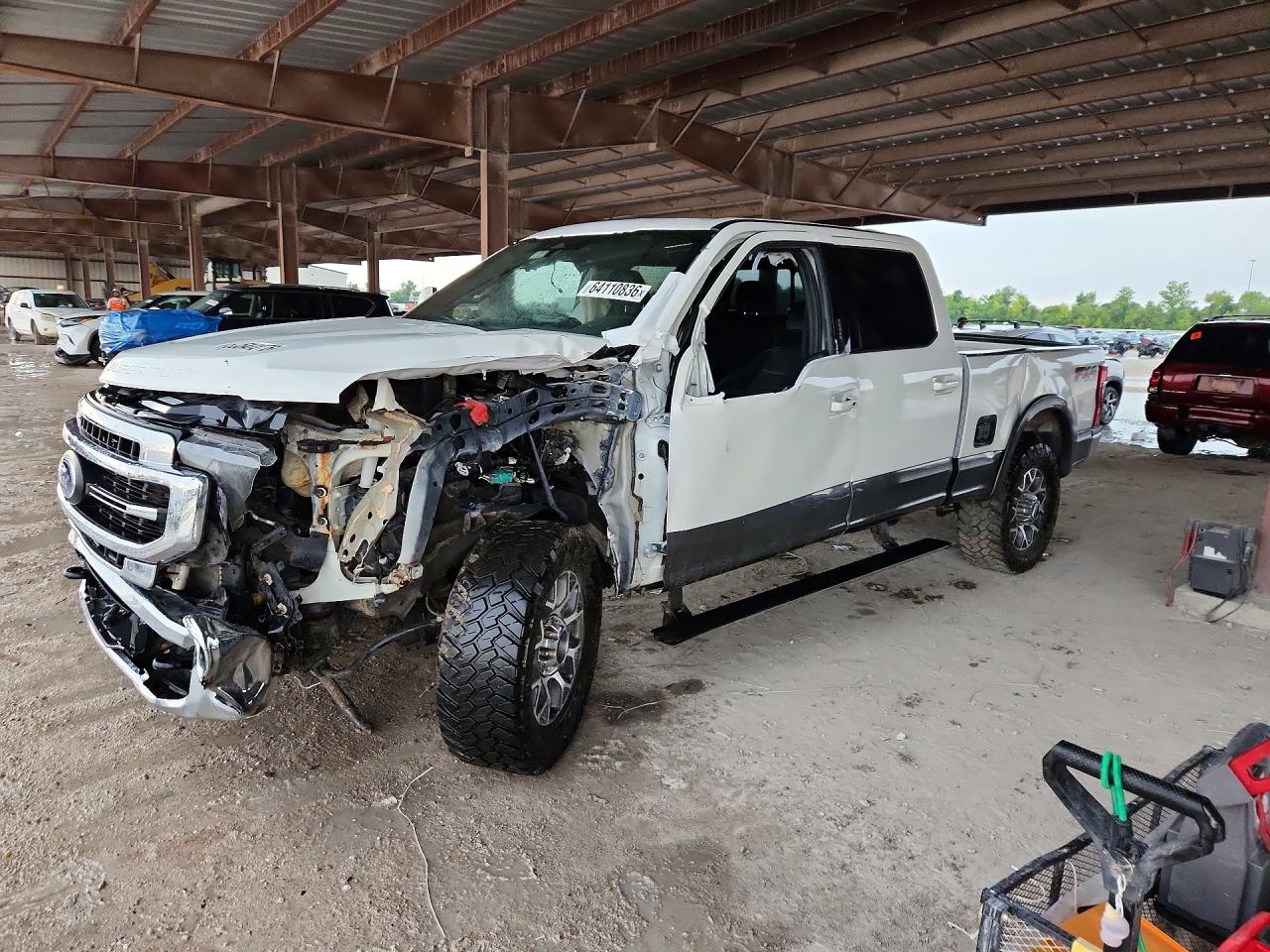 2022 Ford F-250 Super Duty VIN 1FT8W2BT7NEF45675 — COPART salvage auction photo
