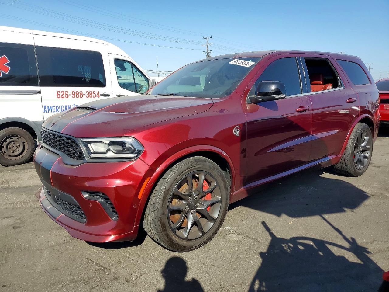 2021 Dodge Durango VIN 1C4SDJH94MC757039 — COPART salvage auction photo