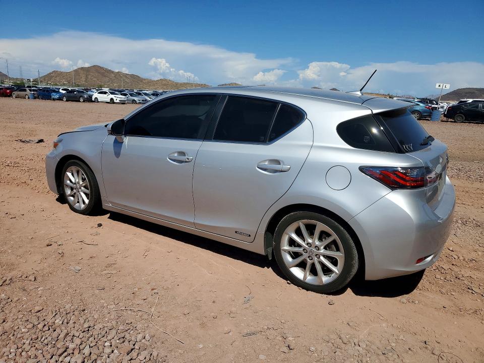 2012 Lexus Ct VIN JTHKD5BH3C2109685 COPART salvage auction — MECHANICAL, Az - Certificate Of Title, sold $2,350 on 2026-09-08 (photo 2)