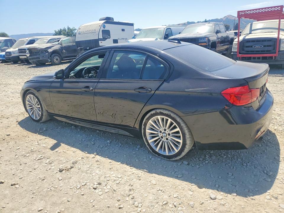 2013 BMW 3er VIN WBA3A5C59DF351665 COPART salvage auction — VANDALISM, Ca - Salvage Certificate, sold $2,750 on 2026-08-18 (photo 2)