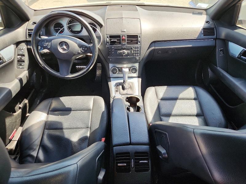 2008 Mercedes-benz C class VIN WDDGF54X58R023837 COPART salvage auction — REAR END, CA - SALVAGE CERTIFICATE, sold $100 on 2026-08-13 (photo 8)