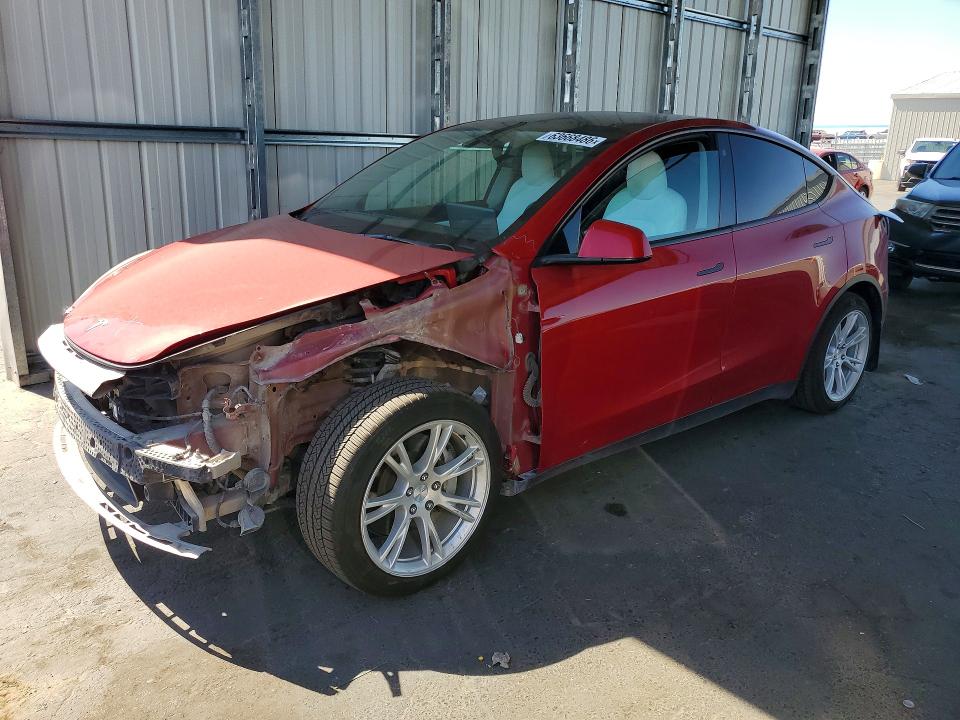 2021 Tesla Model y VIN 5YJYGDEE5MF298000 — COPART salvage auction photo