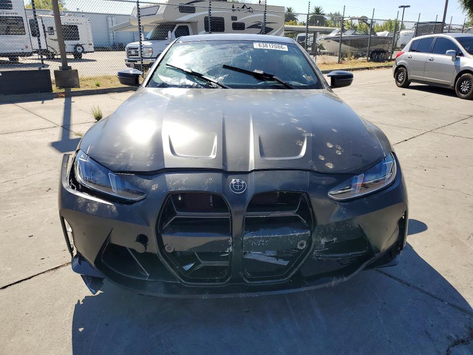 2026 BMW M4 VIN WBS23HK08TCV88284 COPART salvage auction — FRONT END, Ca - Salvage Certificate, sold $41,000 on 2026-09-14 (photo 5)