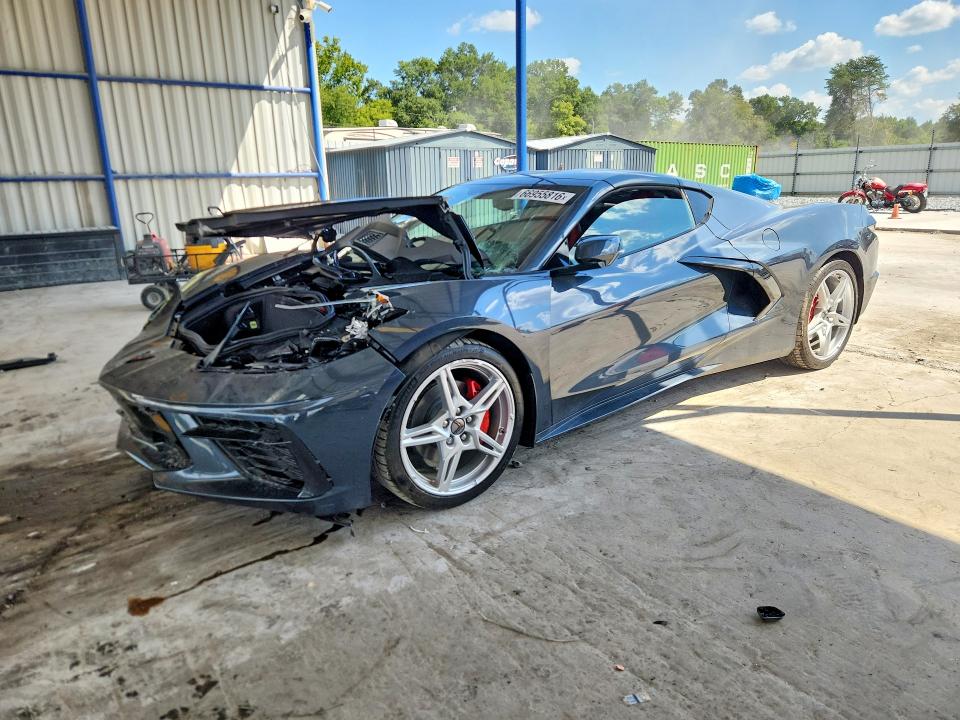 2021 Chevrolet Corvette stingray VIN 1G1YA2D41M5104054 — COPART salvage auction photo