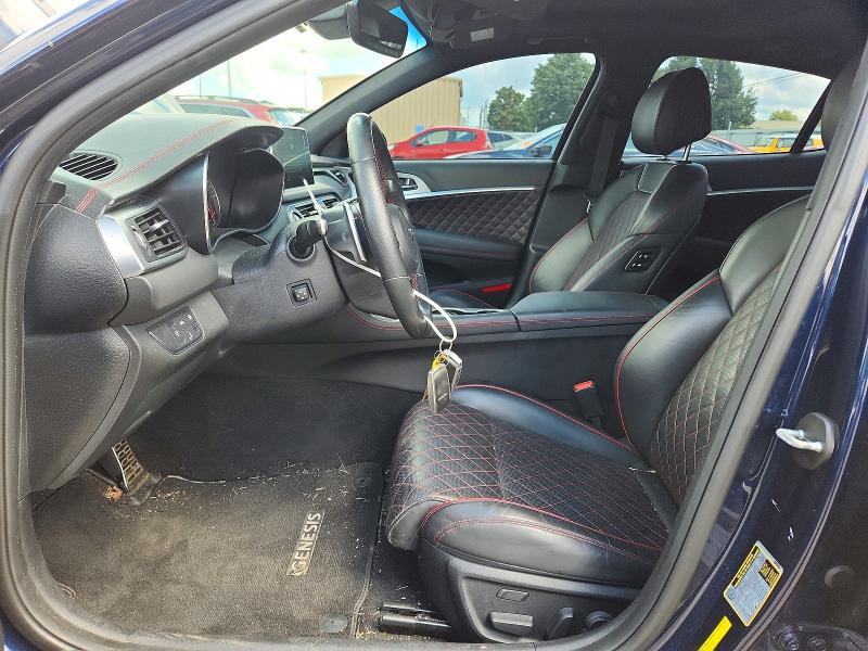2019 Genesis G70 VIN KMTG34LE7KU034762 COPART salvage auction — REAR END, Oh - Cert Of Title-Salvage, sold $8,200 on 2026-08-26 (photo 7)