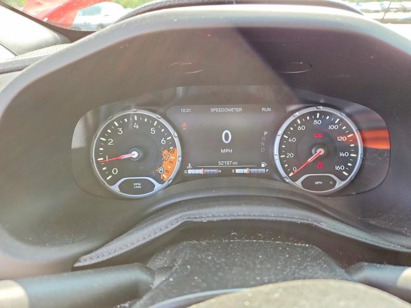 2018 Jeep Renegade VIN ZACCJBDB0JPG79054 COPART salvage auction — ROOF, Ct - Cert Of Title-Salvage, sold $2,750 on 2026-08-14 (photo 9)