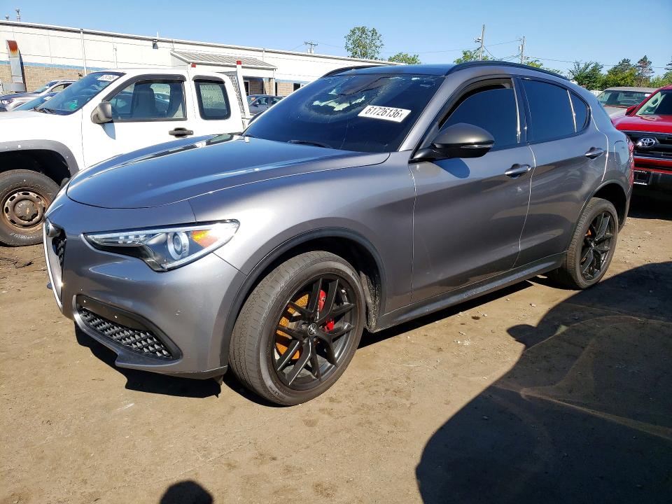 2019 Alfa romeo Stelvio VIN ZASPAKBN1K7C42846 COPART salvage auction — BURN, CT - CERT OF TITLE-SALVAGE, sold $3,550 on 2026-08-28 (photo 1)