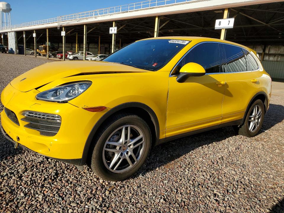 2011 Porsche Cayenne VIN WP1AB2A27BLA42109 — COPART salvage auction photo