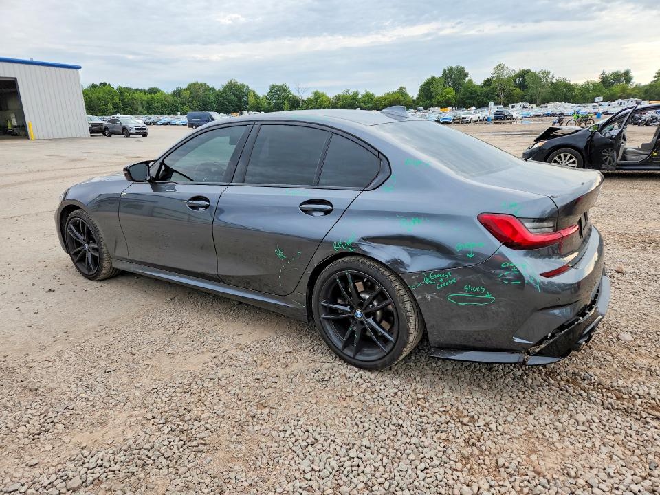 2021 BMW 3er VIN 3MW5R7J0XM8B82138 COPART salvage auction — REAR END, Ny - Mv-907A Salvage Certificate, sold $15,500 on 2026-08-26 (photo 2)