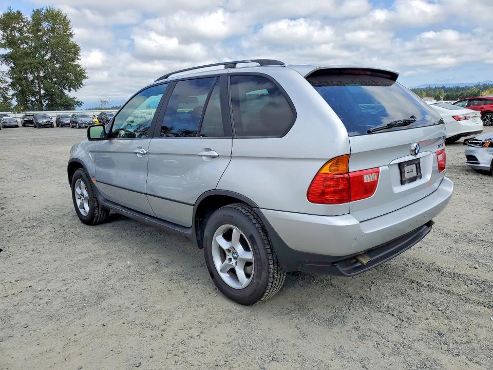 2003 BMW X5 VIN 5UXFA53523LW24752 COPART salvage auction — WATER/FLOOD, WA - BILL OF SALE, sold $550 on 2026-09-06 (photo 2)