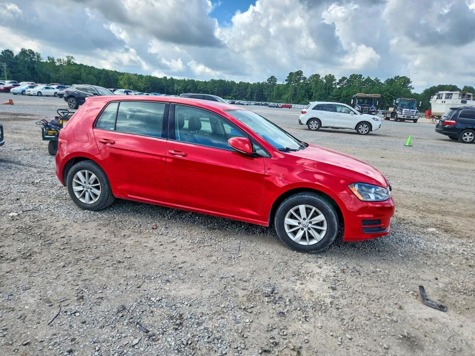 2015 Volkswagen Golf VIN 3VW217AU8FM014005 COPART salvage auction — MINOR DENT/SCRATCHES, Sc - Dealer Only Clean Title, sold $4,250 on 2026-08-19 (photo 4)