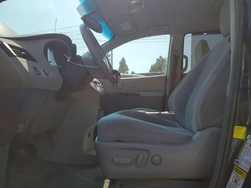 2012 Toyota Sienna VIN 5TDKK3DC1CS273183 COPART salvage auction — FRONT END, Salvage Title, sold $1,900 on 2026-09-01 (photo 7)