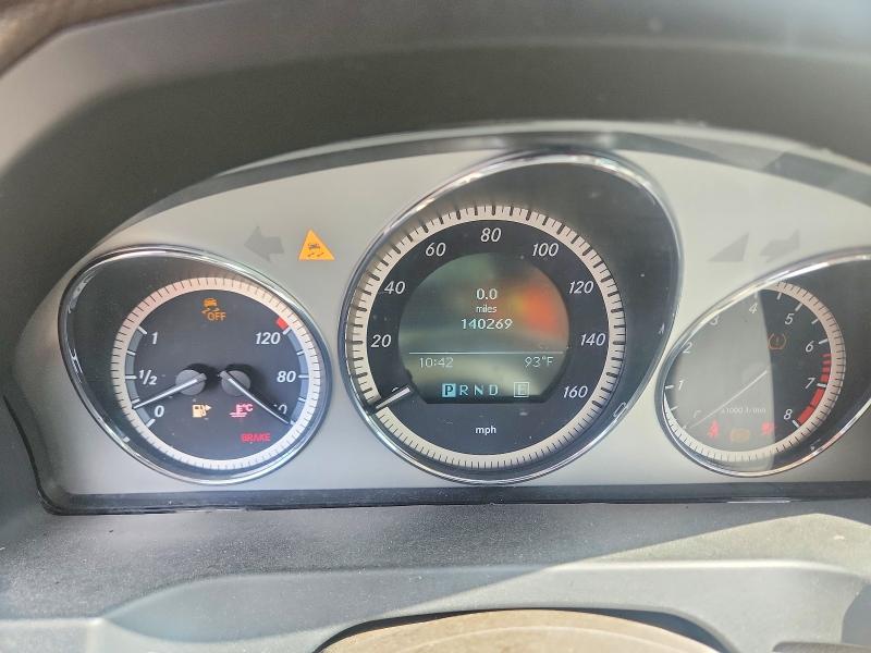 2011 Mercedes-benz C class VIN WDDGF5EB1BR182655 COPART salvage auction — FRONT END, TX - SALVAGE VEHICLE TITLE, sold $375 on 2026-08-06 (photo 9)