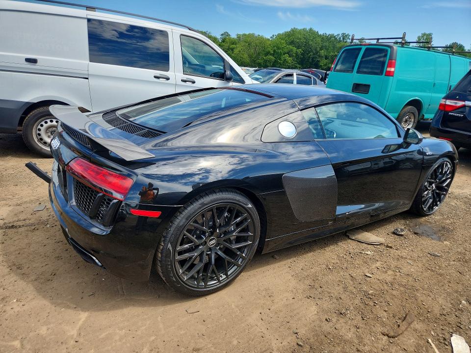 2018 Audi R8 VIN WUAKBAFX8J7901285 COPART salvage auction — REAR END, Ct - Cert Of Title-Salvage, sold $94,000 on 2026-08-13 (photo 3)