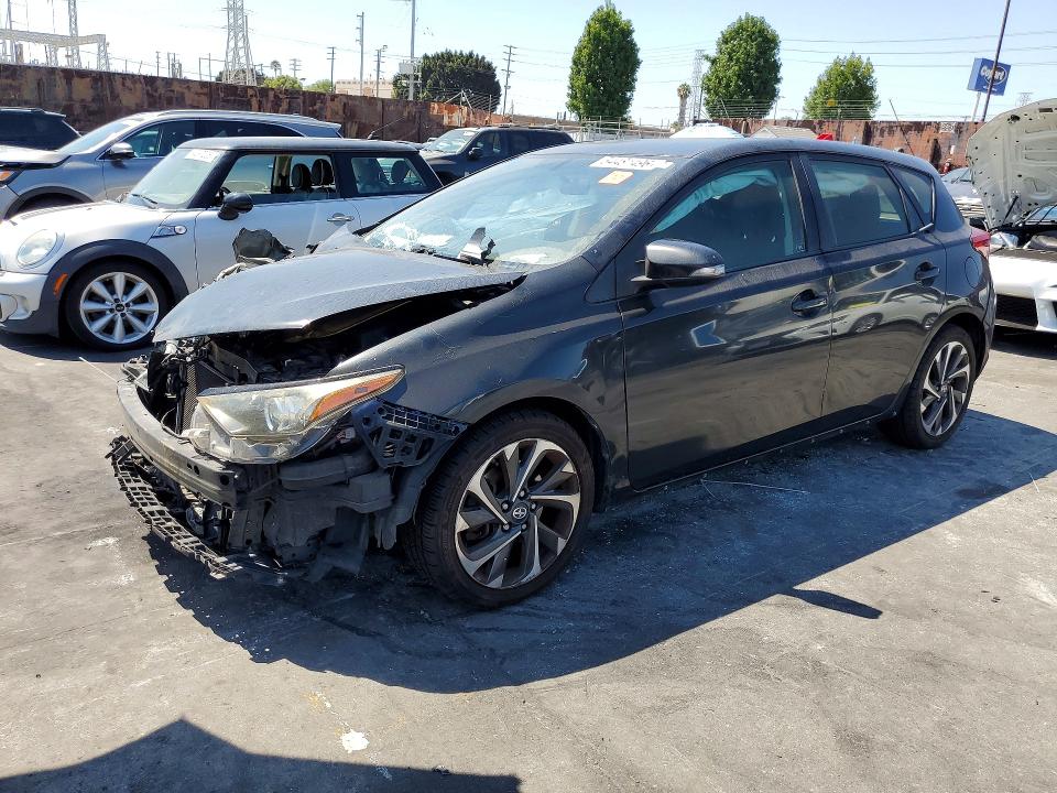 2016 Scion Im VIN JTNKARJE3GJ501355 COPART salvage auction — FRONT END, Ca - Salvage Certificate, sold $625 on 2026-08-26 (photo 1)