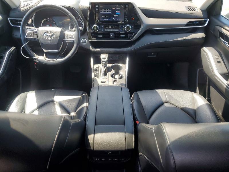 2022 Toyota Highlander VIN 5TDGZRBH9NS192437 COPART salvage auction — FRONT END, Salvage Title, sold $15,700 on 2026-08-21 (photo 8)