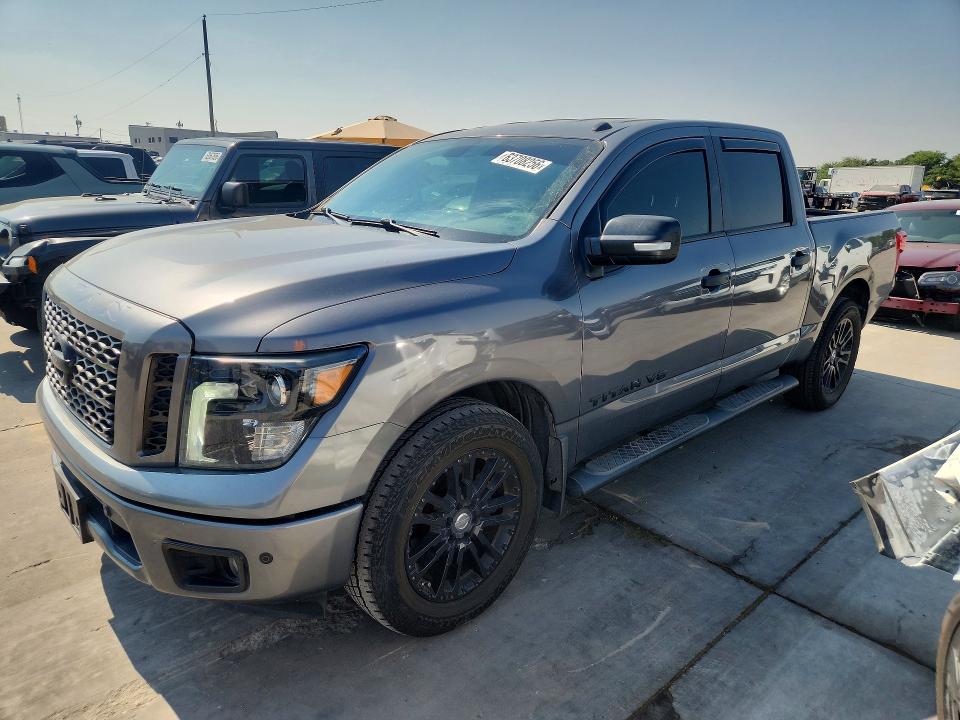2019 Nissan TITAN VIN 1N6AA1E6XKN530838 COPART salvage auction — REAR END, Salvage Title, sold $8,200 on 2026-08-31 (photo 1)