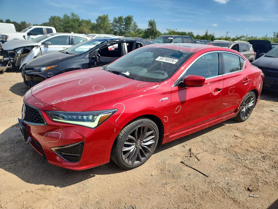 2020 Acura Ilx VIN 19UDE2F87LA001996 — COPART salvage auction photo