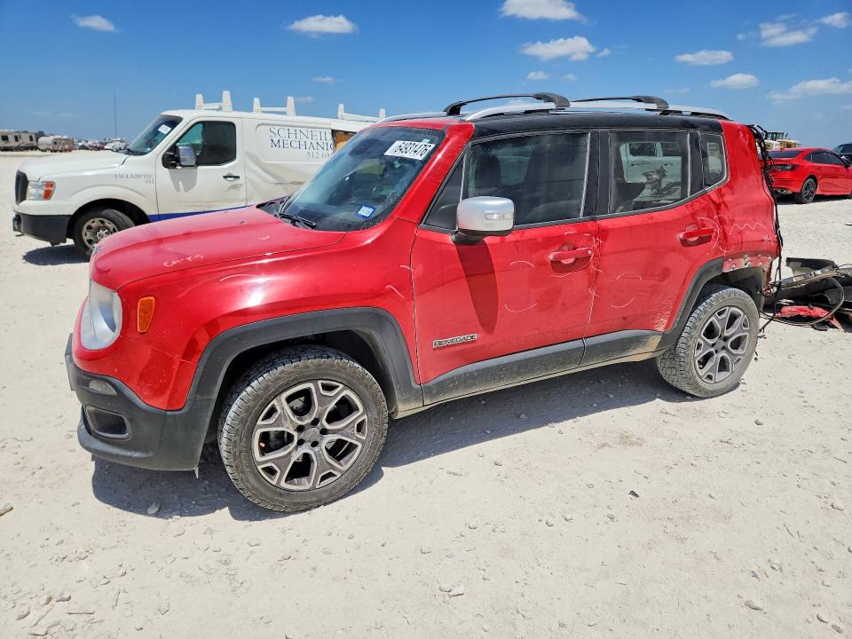 2015 Jeep Renegade VIN ZACCJBDT6FPB32645 COPART salvage auction — REAR END, Salvage Title, sold $1,600 on 2026-08-20 (photo 1)
