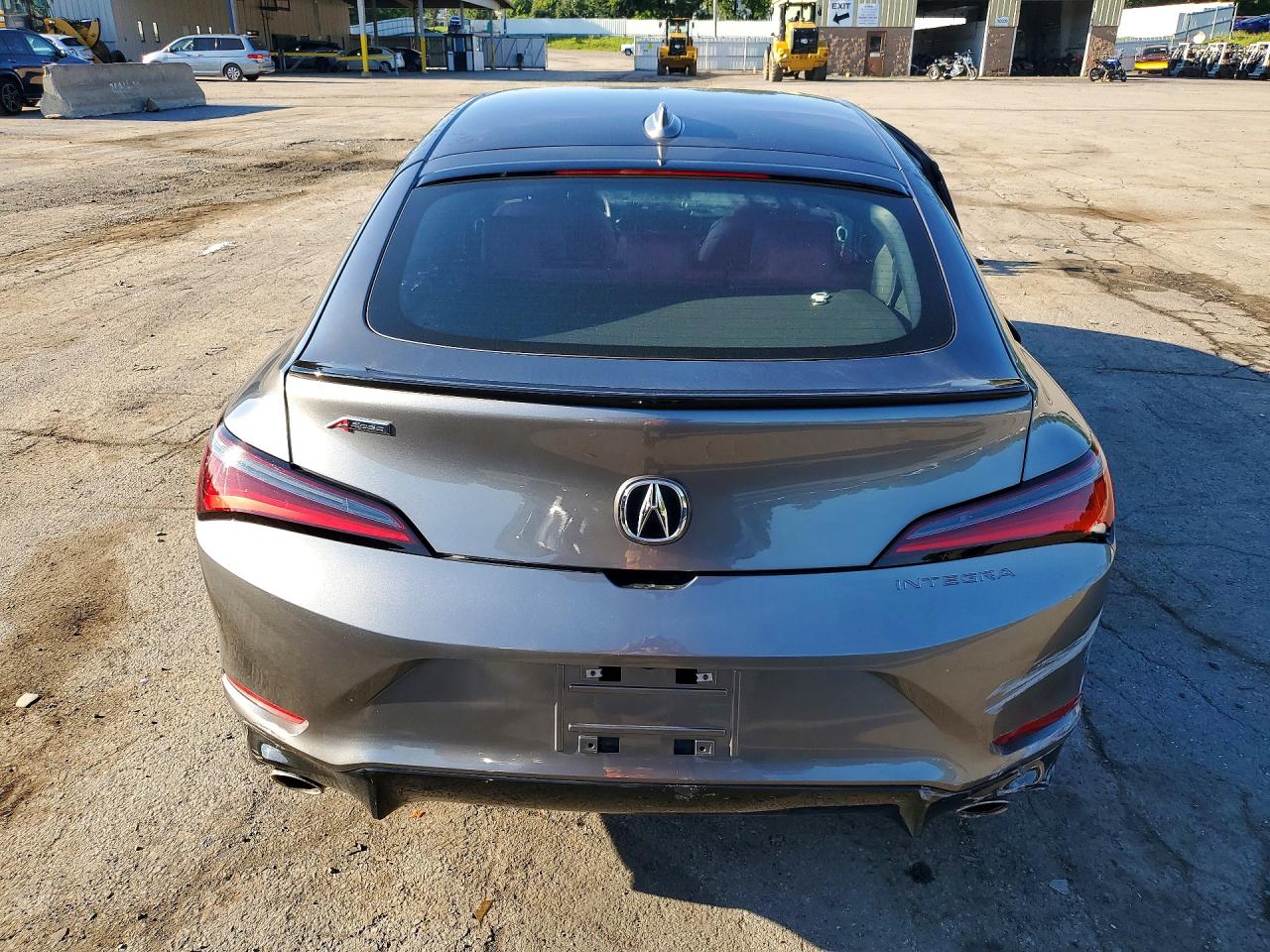 2024 Acura Integra VIN 19UDE4H37RA017685 COPART salvage auction — Side, NY - MV-907A SALVAGE CERTIFICATE, sold $4,600 on 2026-10-08 (photo 6)
